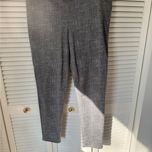 Gray Textured Pants